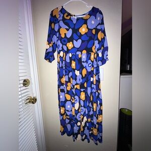 Mister Zimi Elsa Floral Midi Dress